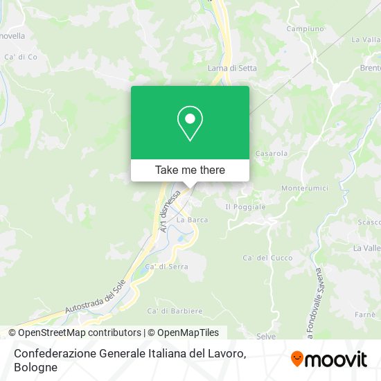 Confederazione Generale Italiana del Lavoro map