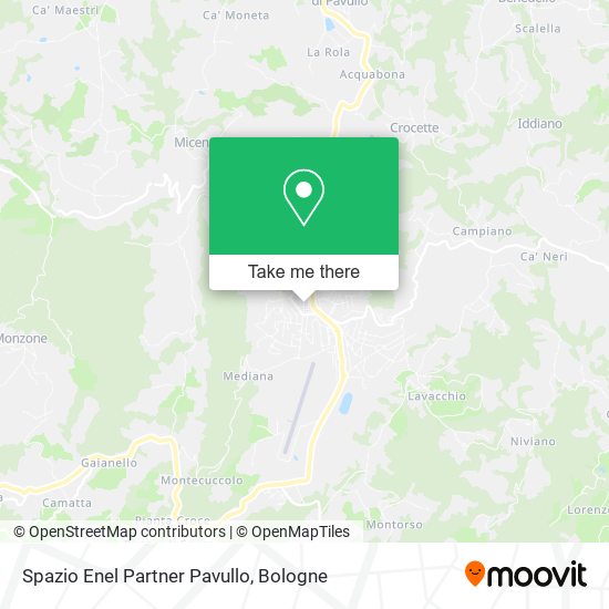 Spazio Enel Partner Pavullo map