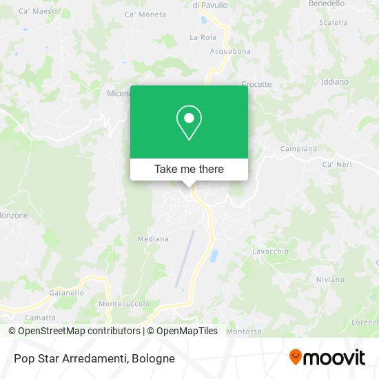 Pop Star Arredamenti map