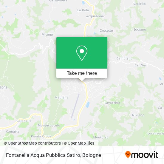 Fontanella Acqua Pubblica Satiro map