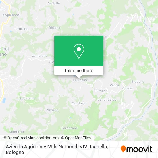 Azienda Agricola VIVI la Natura di VIVI Isabella map