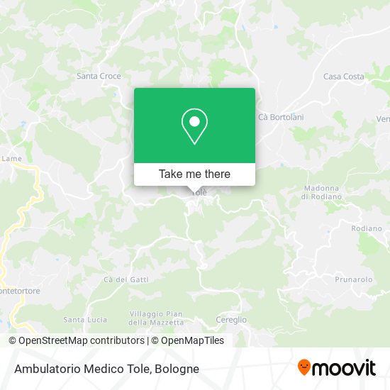 Ambulatorio Medico Tole map