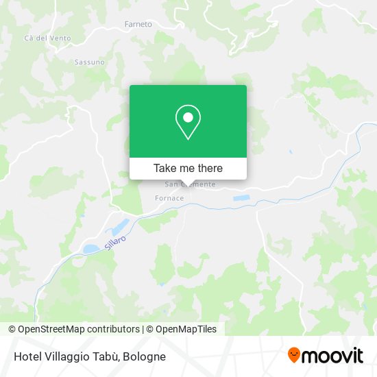 Hotel Villaggio Tabù map