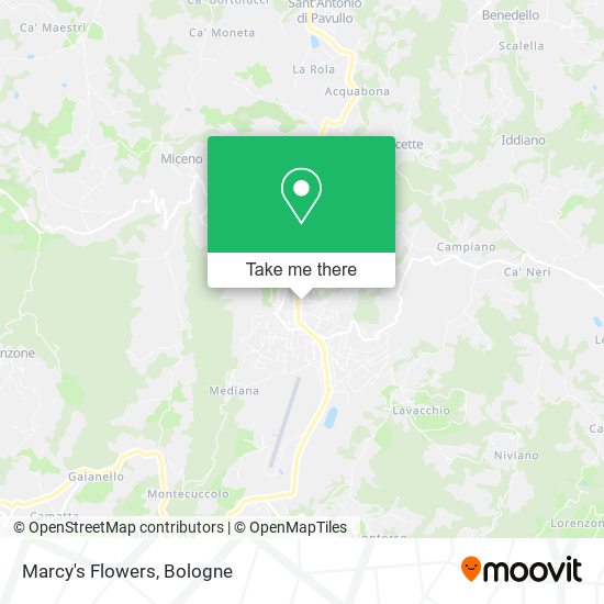 Marcy's Flowers map