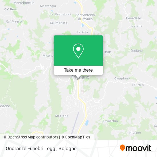 Onoranze Funebri Teggi map