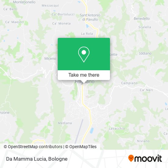 Da Mamma Lucia map