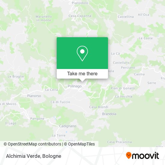 Alchimia Verde map