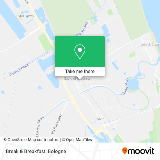 Break & Breakfast map