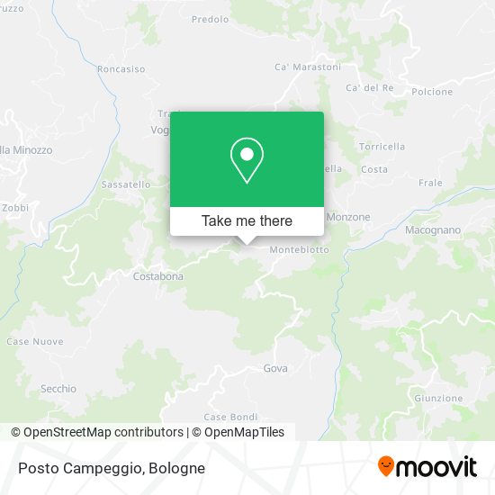 Posto Campeggio map