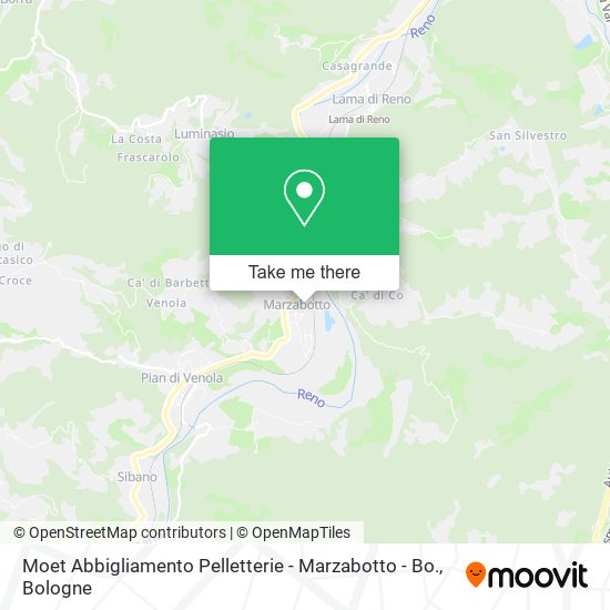 Moet Abbigliamento Pelletterie - Marzabotto - Bo. map