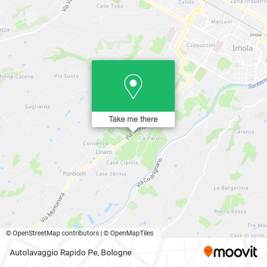 Autolavaggio Rapido Pe map