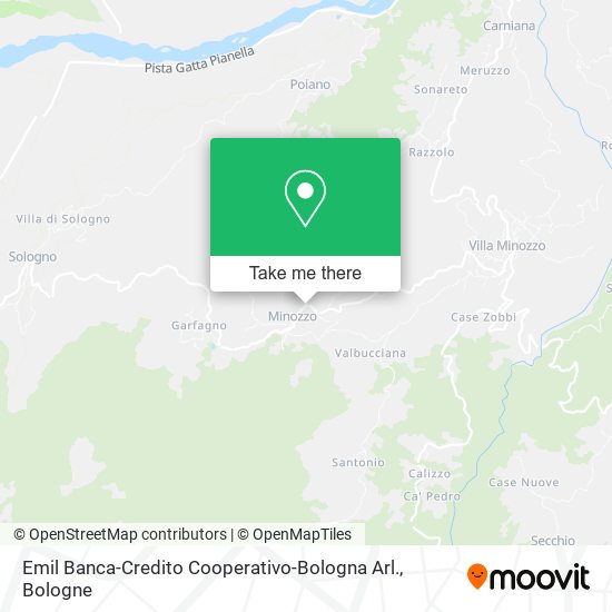 Emil Banca-Credito Cooperativo-Bologna Arl. map
