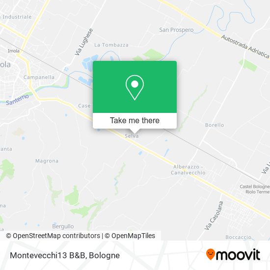 Montevecchi13 B&B map