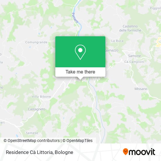 Residence Cà Littoria map