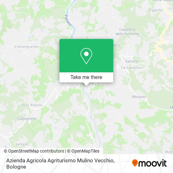 Azienda Agricola Agriturismo Mulino Vecchio map