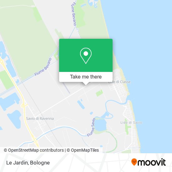 Le Jardin map