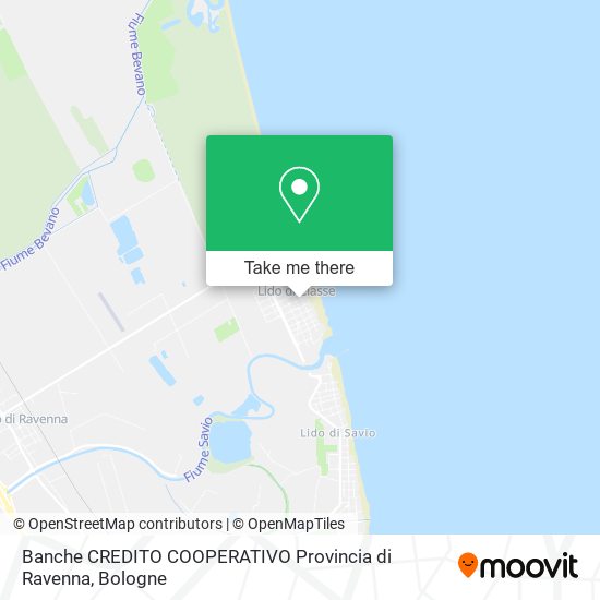Banche CREDITO COOPERATIVO Provincia di Ravenna map