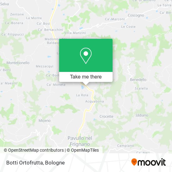 Botti Ortofrutta map