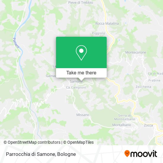 Parrocchia di Samone map