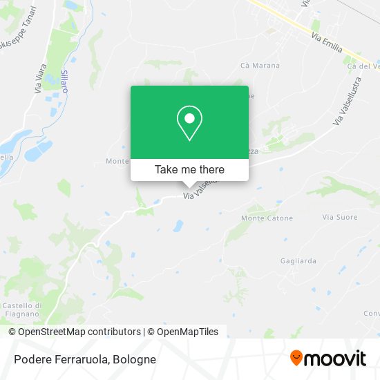 Podere Ferraruola map