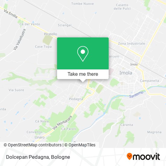Dolcepan Pedagna map