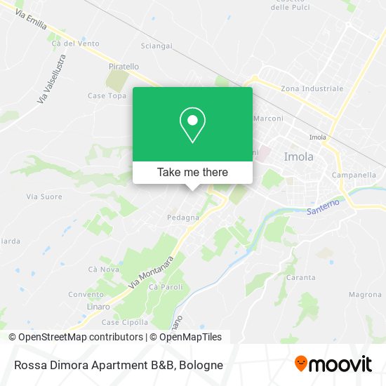 Rossa Dimora Apartment B&B map