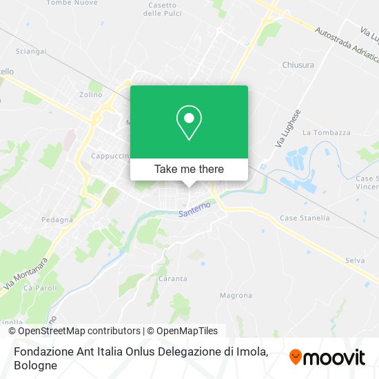 Fondazione Ant Italia Onlus Delegazione di Imola map