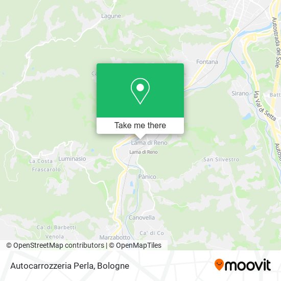 Autocarrozzeria Perla map
