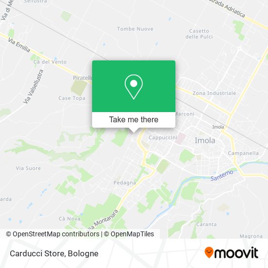 Carducci Store map
