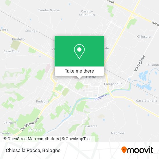 Chiesa la Rocca map