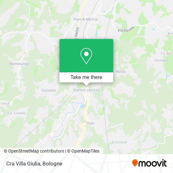 Cra Villa Giulia map
