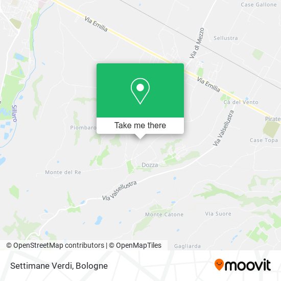 Settimane Verdi map