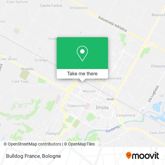 Bulldog France map