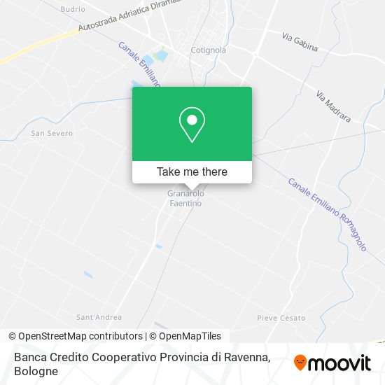 Banca Credito Cooperativo Provincia di Ravenna map