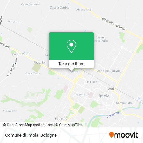 Comune di Imola map