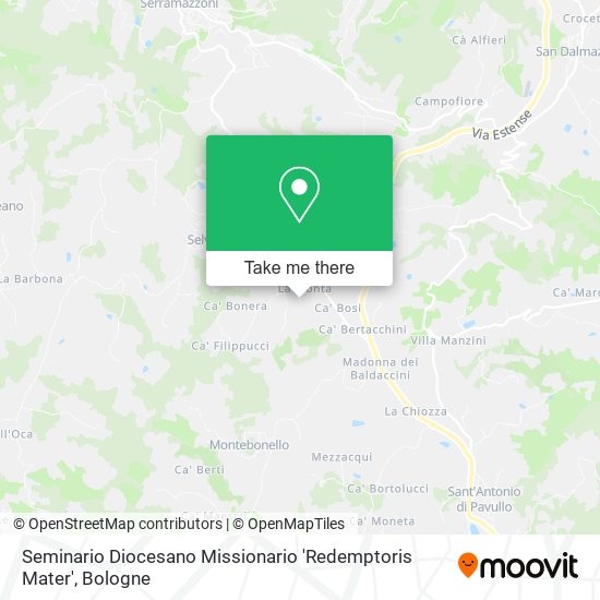 Seminario Diocesano Missionario 'Redemptoris Mater' map
