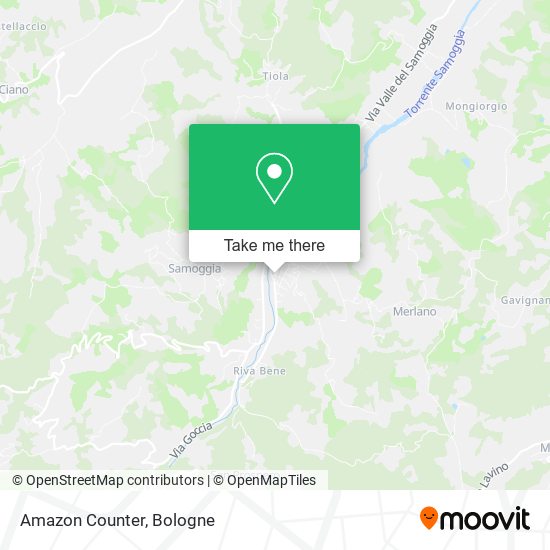 Amazon Counter map
