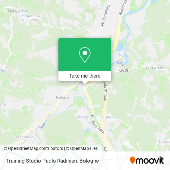 Training Studio Paolo Radinieri map