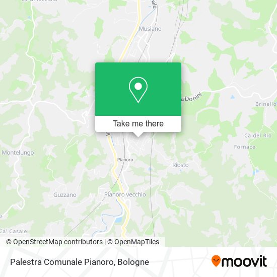Palestra Comunale Pianoro map