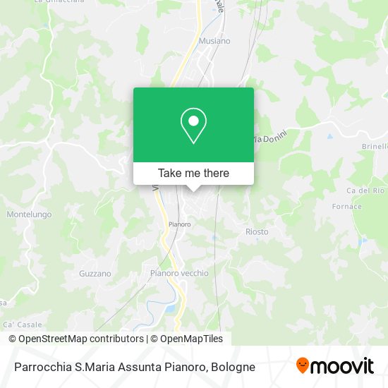 Parrocchia S.Maria Assunta Pianoro map