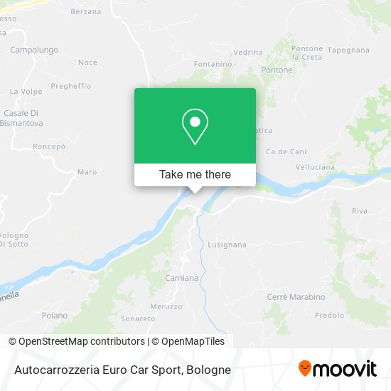 Autocarrozzeria Euro Car Sport map