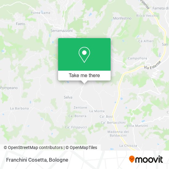 Franchini Cosetta map
