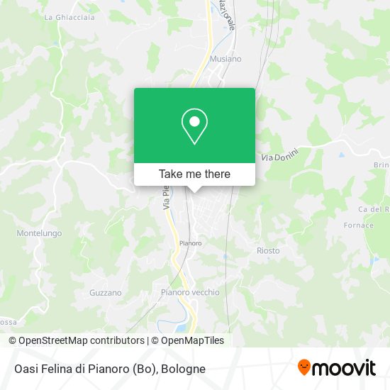 Oasi Felina di Pianoro (Bo) map