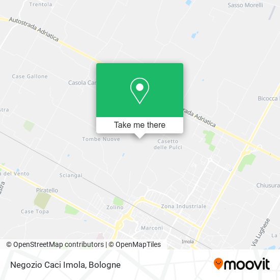Negozio Caci Imola map