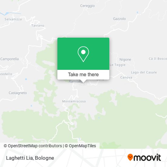 Laghetti Lia map