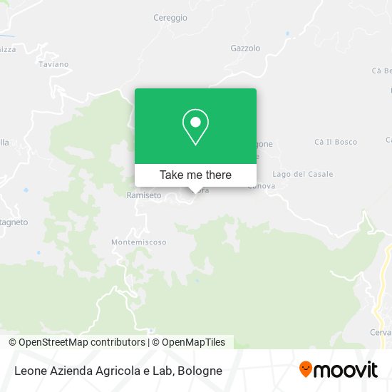 Leone Azienda Agricola e Lab map