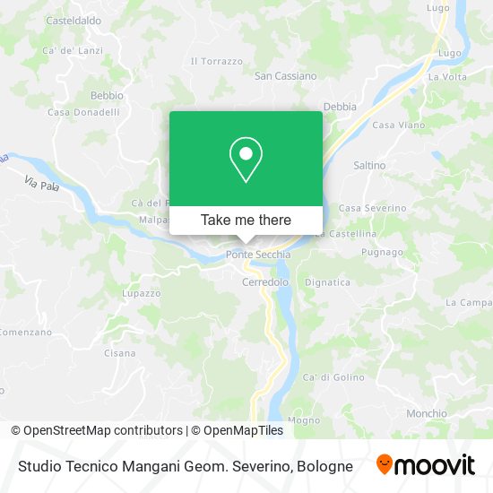 Studio Tecnico Mangani Geom. Severino map
