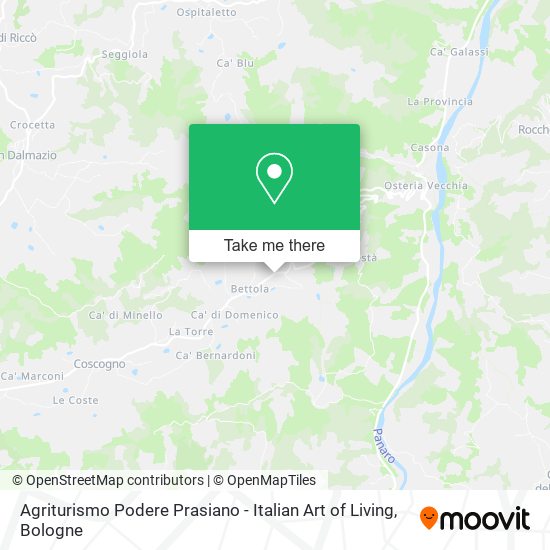 Agriturismo Podere Prasiano - Italian Art of Living map