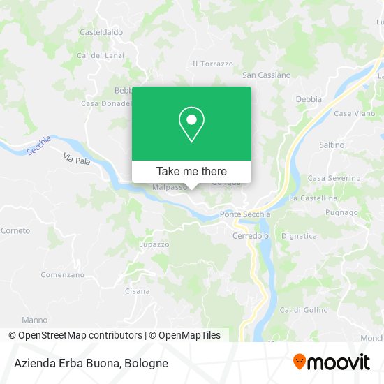 Azienda Erba Buona map