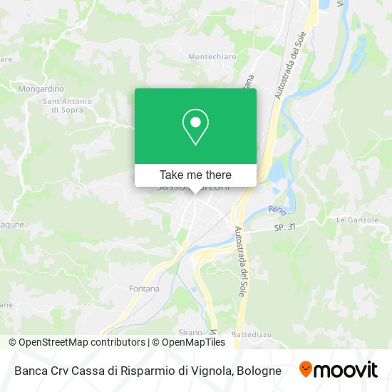 Banca Crv Cassa di Risparmio di Vignola map